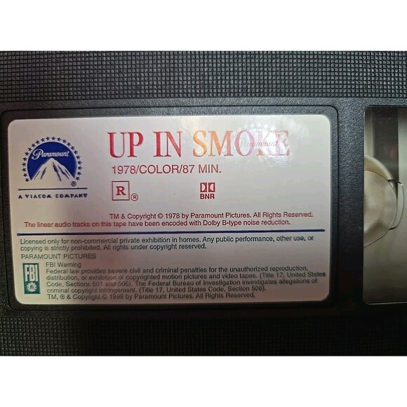 Cheech & Chong Up In Smoke Still Smokin VHS Tape Lot Comedy Movies - Picture 7 of 8